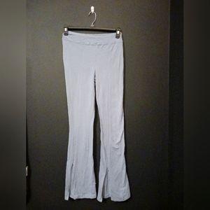 Ultra Flirt medium light blue womens flare pants